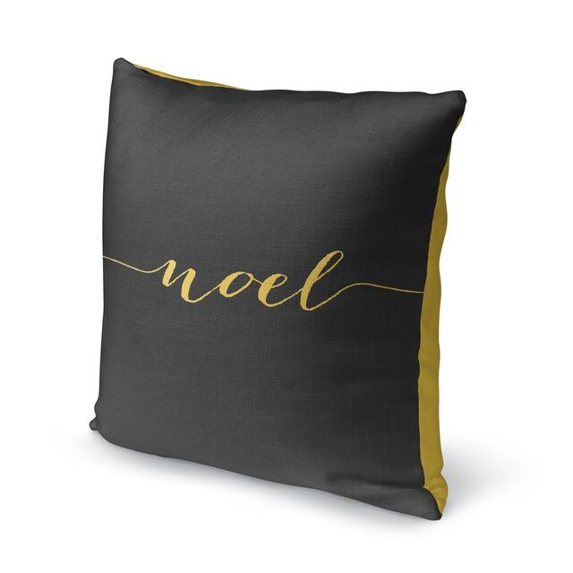 NOEL Throw Pillow by Kavka Designs