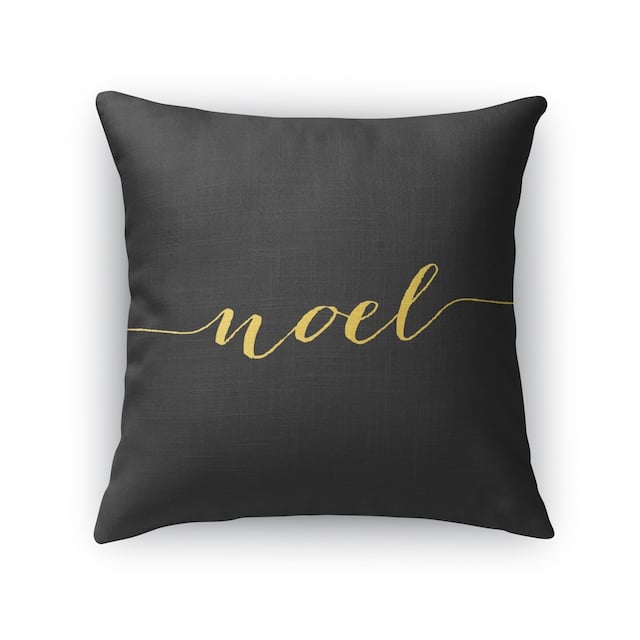 NOEL Throw Pillow By Kavka Designs