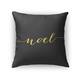 NOEL Throw Pillow By Kavka Designs