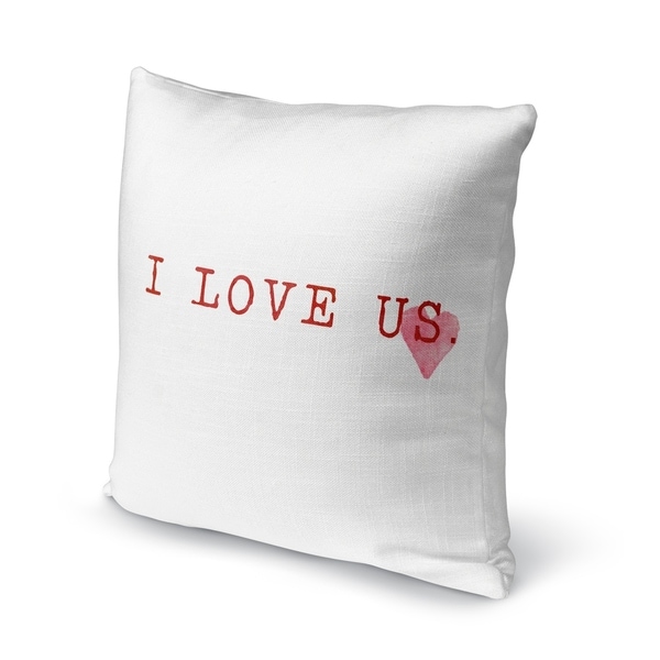 I love 2025 us throw pillow