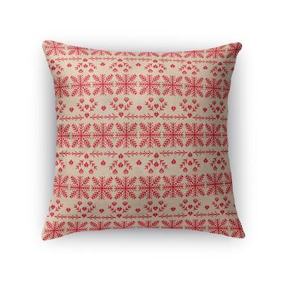 CHRISTMAS IN RED Throw Pillow By Kavka Designs