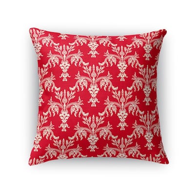 CHRISTMAS IN PLAID RED 3 Throw Pillow By Kavka Designs