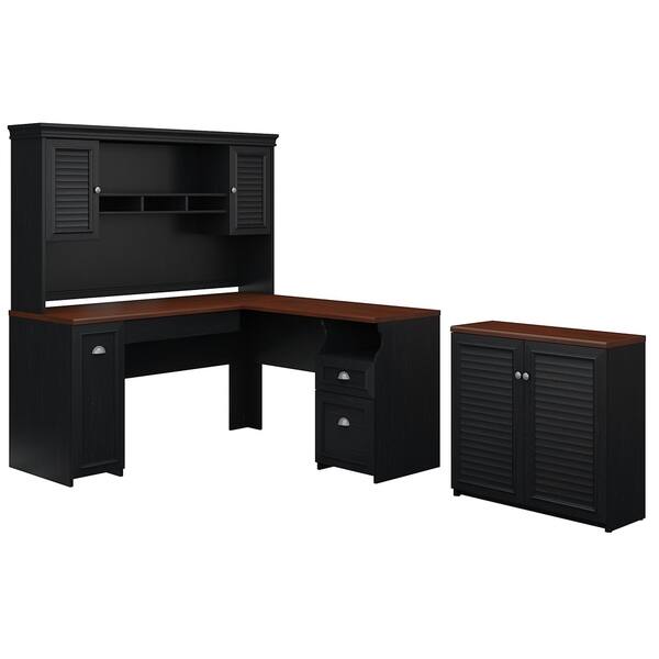 Shop Copper Grove Khashuri 60 Inch L Shaped Desk With Hutch And