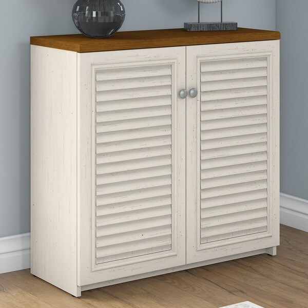 antique storage cabinet with doors dark wood bush furniture fairview small storage cabinet with doors in antique white and tea maple shop antique storage cabinet with doors dark wood bush furniture fairview small storage cabinet with doors in antique white and tea maple shop