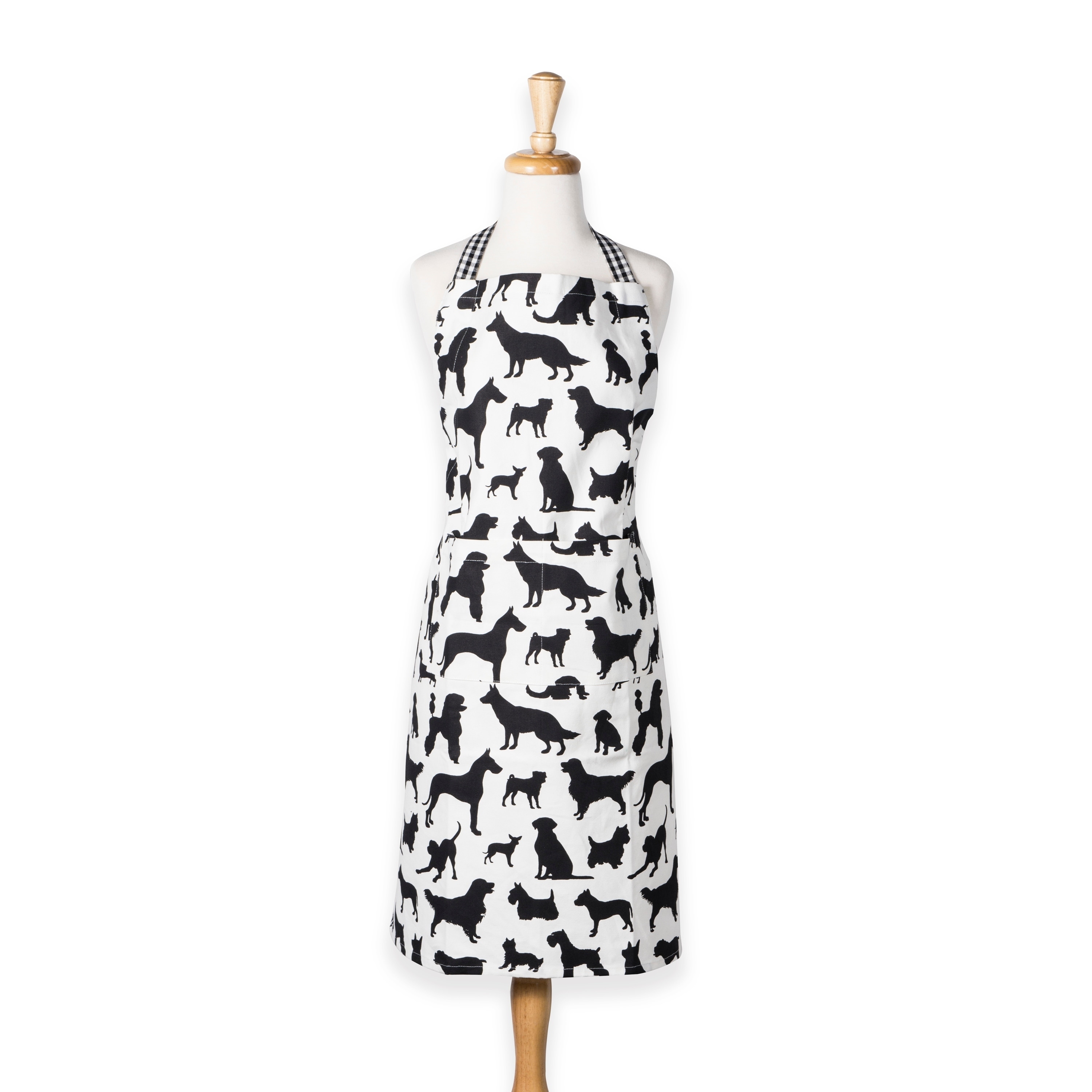 ROOSTER PRINT APRON BY ESSENTIAL HOME ONE SIZE FITS MOST