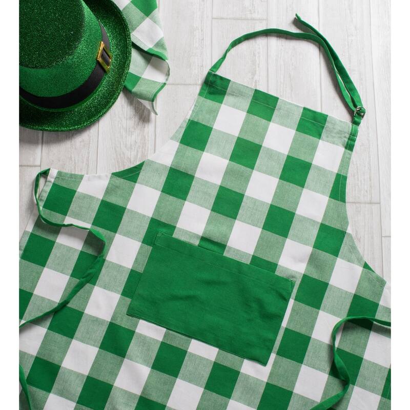 Design Imports Buffalo Check Chef Kitchen Apron