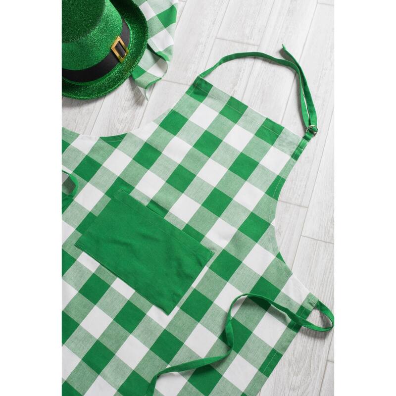 Design Imports Buffalo Check Chef Kitchen Apron