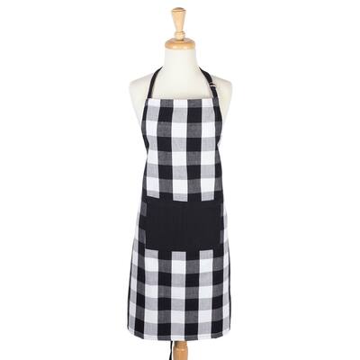 Design Imports Buffalo Check Chef Kitchen Apron