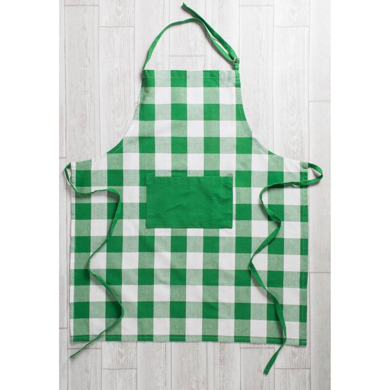 Design Imports Buffalo Check Chef Kitchen Apron