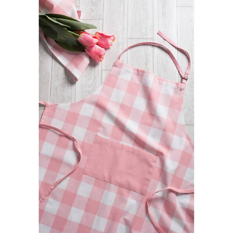 Design Imports Buffalo Check Chef Kitchen Apron