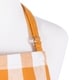 preview thumbnail 15 of 14, Design Imports Heavyweight Check Fringed Chef Kitchen Apron