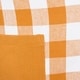 preview thumbnail 14 of 14, Design Imports Heavyweight Check Fringed Chef Kitchen Apron