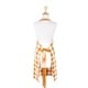 preview thumbnail 13 of 14, Design Imports Heavyweight Check Fringed Chef Kitchen Apron