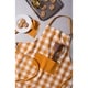 preview thumbnail 16 of 14, Design Imports Heavyweight Check Fringed Chef Kitchen Apron