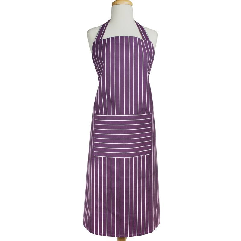 Design Imports Stripe Chef Kitchen Apron