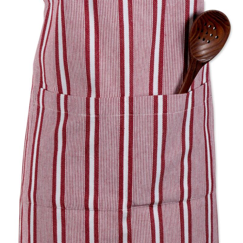 Design Imports Stripe Chef Kitchen Apron