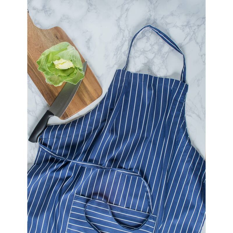 Design Imports Stripe Chef Kitchen Apron