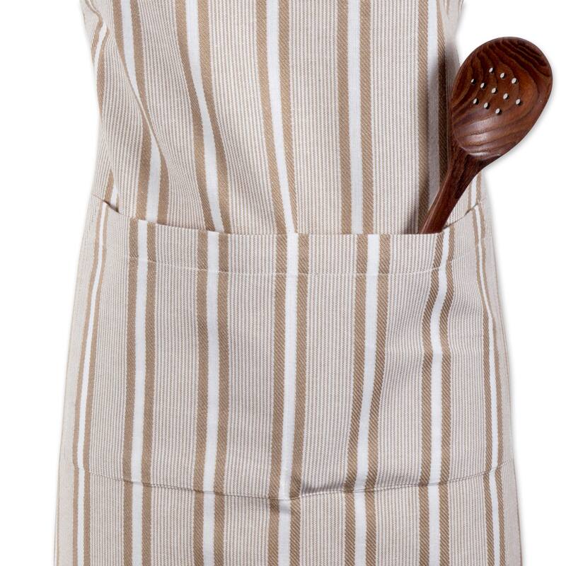 Design Imports Stripe Chef Kitchen Apron