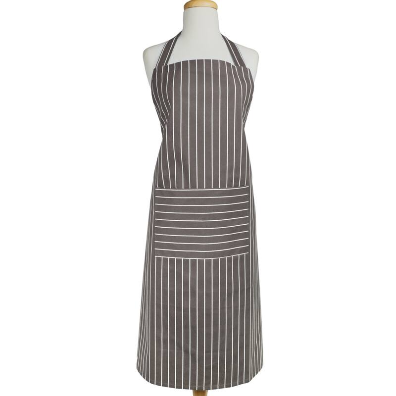 Design Imports Stripe Chef Kitchen Apron