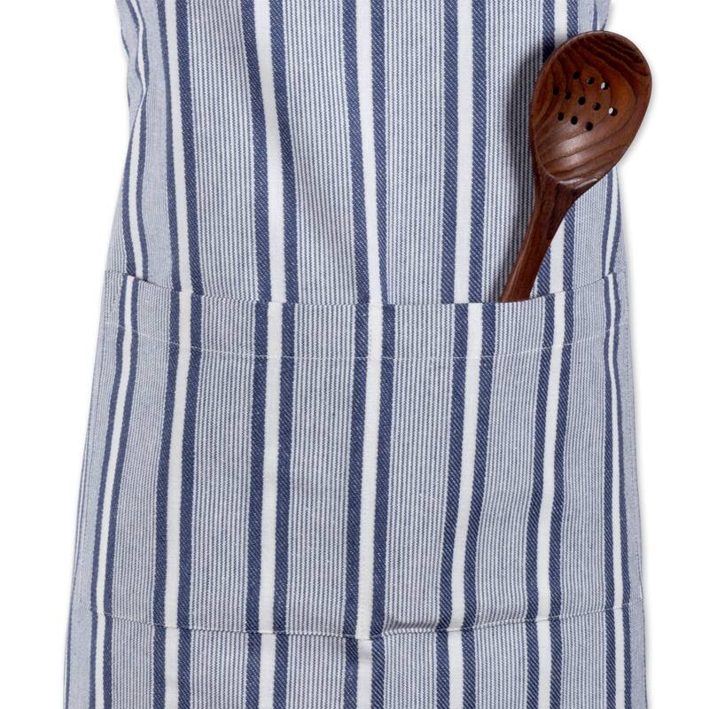 Design Imports Stripe Chef Kitchen Apron