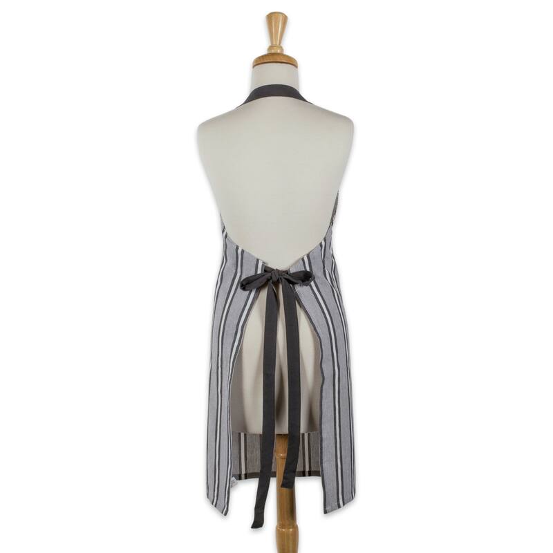 Design Imports Stripe Chef Kitchen Apron