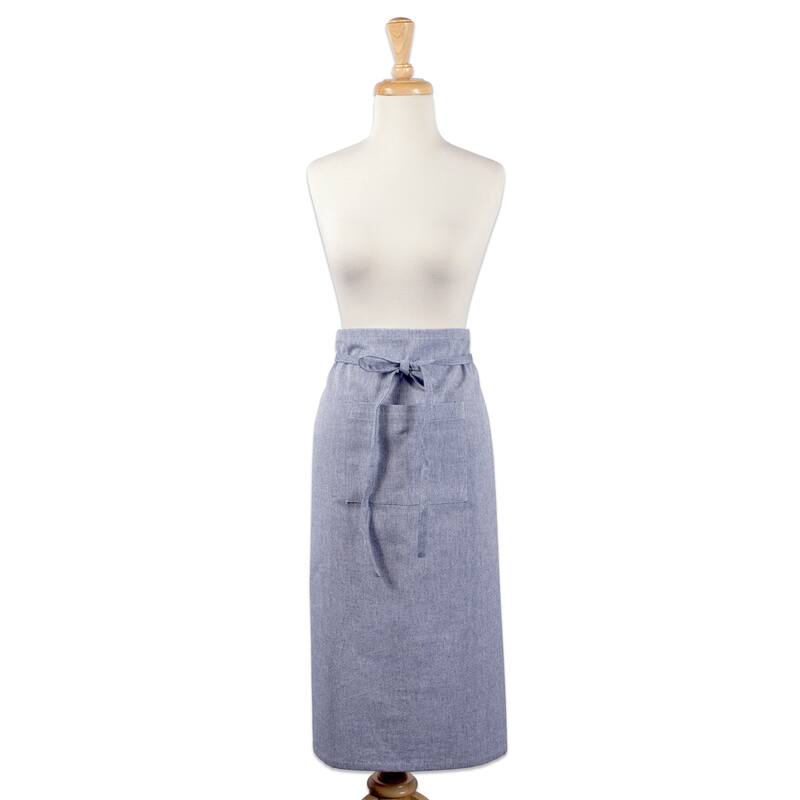 Design Imports Solid Cambray Bistro Kitchen Apron