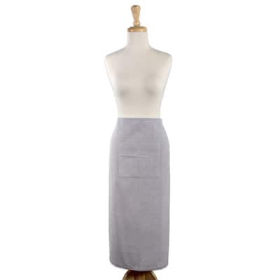 Design Imports Solid Cambray Bistro Kitchen Apron