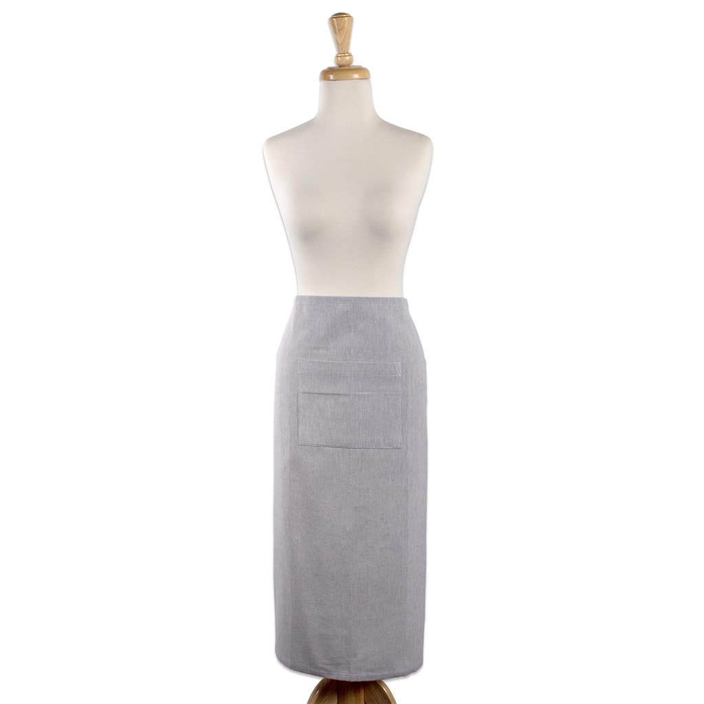 Design Imports Solid Cambray Bistro Kitchen Apron