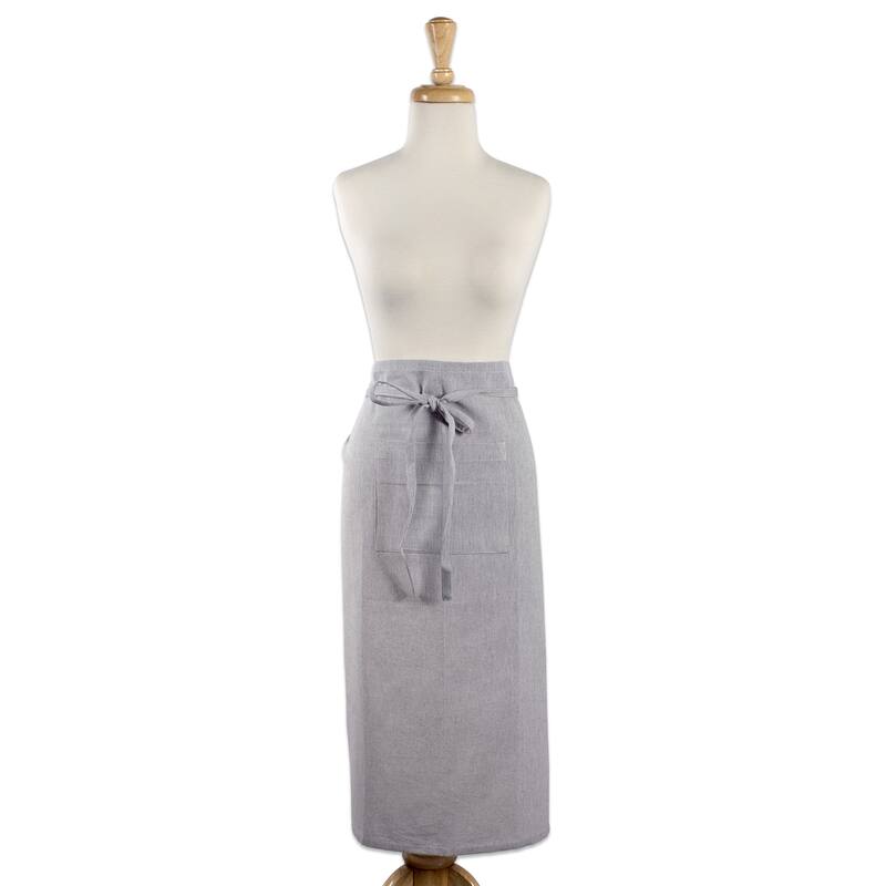Design Imports Solid Cambray Bistro Kitchen Apron