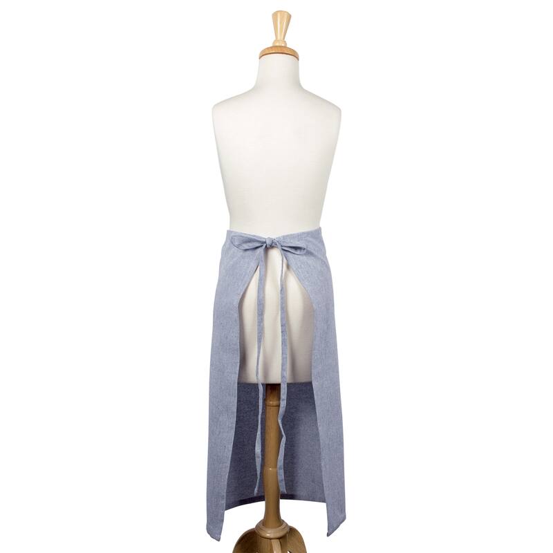 Design Imports Solid Cambray Bistro Kitchen Apron