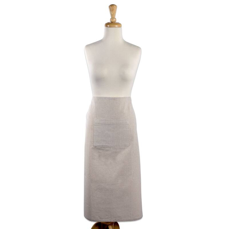 Design Imports Solid Cambray Bistro Kitchen Apron