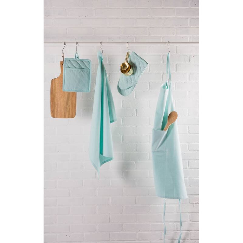 Design Imports Solid Cambray Bistro Kitchen Apron
