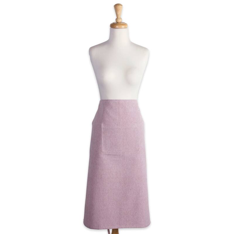 Design Imports Solid Cambray Bistro Kitchen Apron