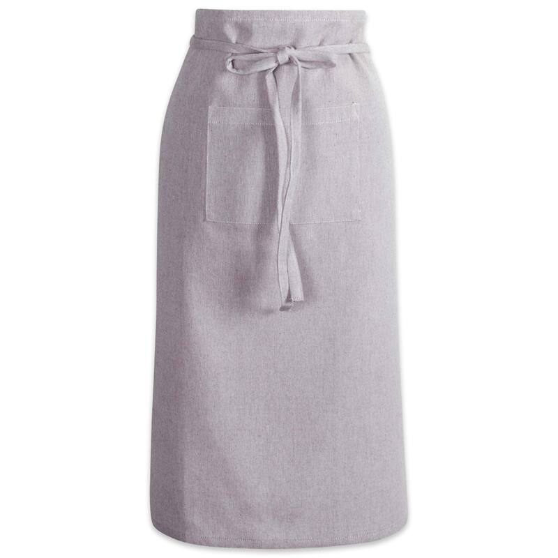 Design Imports Solid Cambray Bistro Kitchen Apron