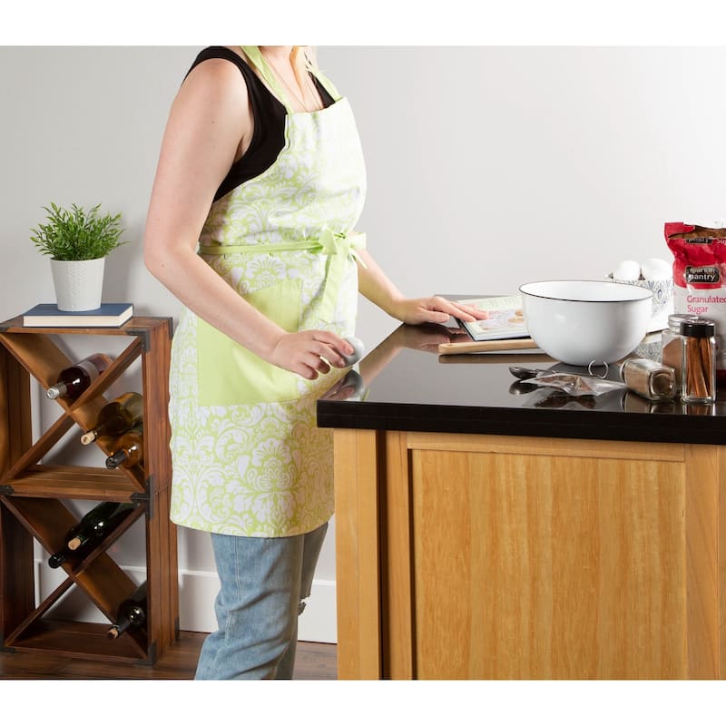 Design Imports Damask Kitchen Apron