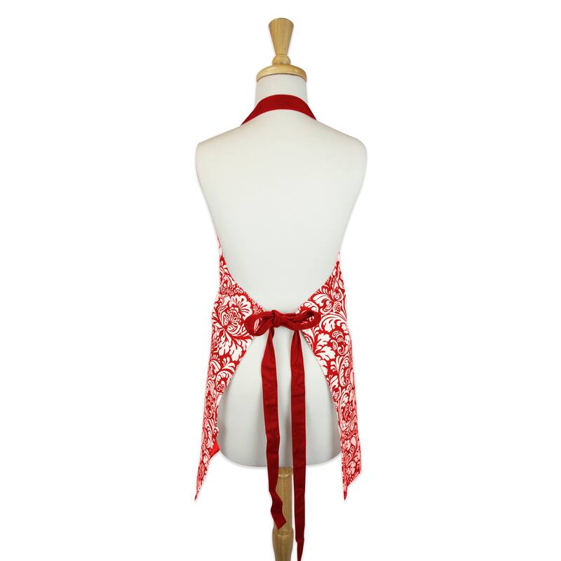Design Imports Damask Kitchen Apron