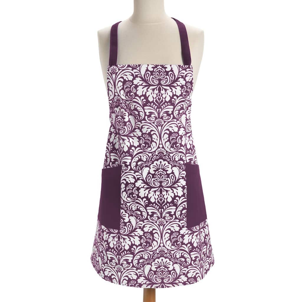 Design Imports Damask Kitchen Apron