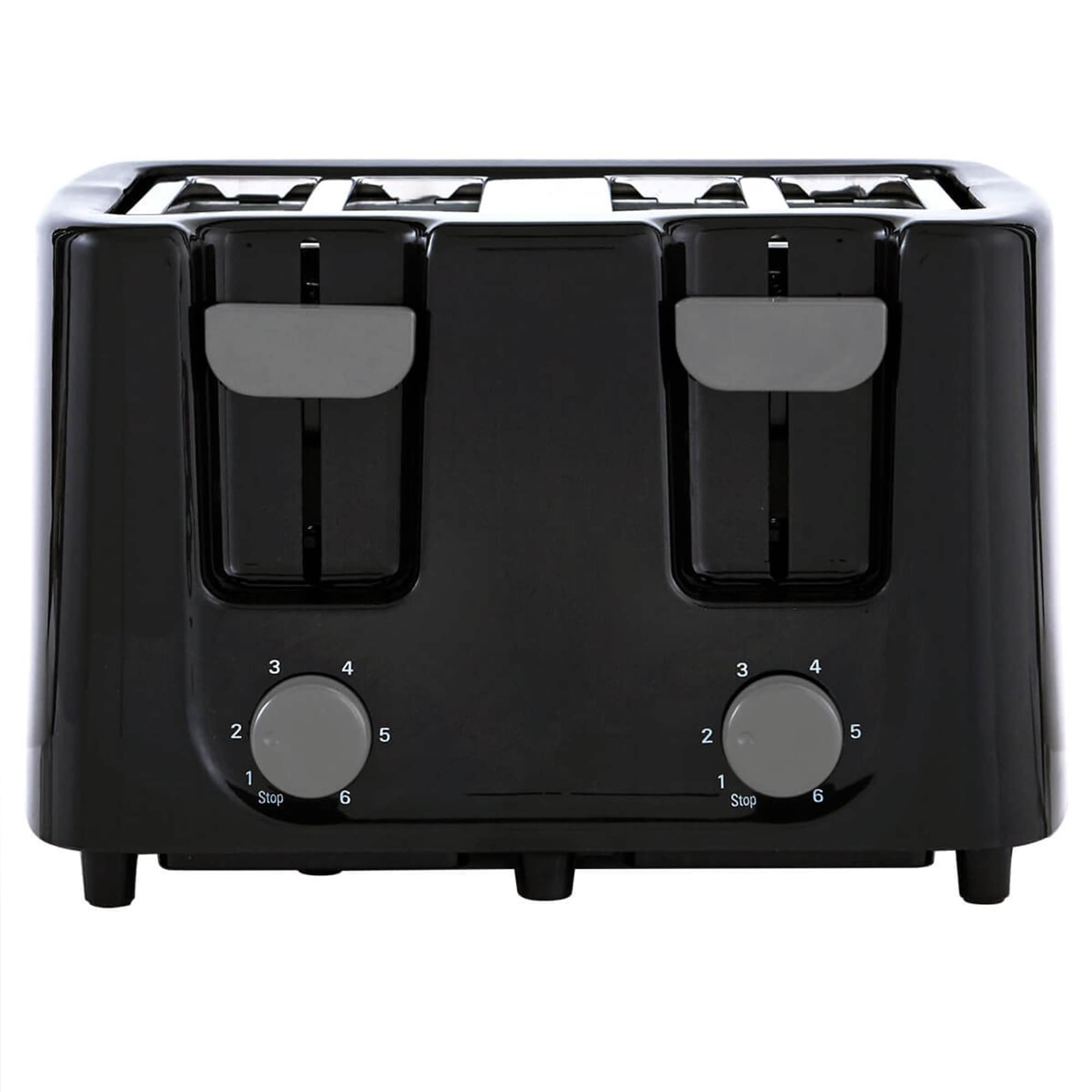 Continental Electric Cool Touch Black 4-Slice Toaster