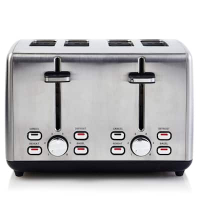 Professional Series 4-Slice Toaster Wide Slot Stainless Steel