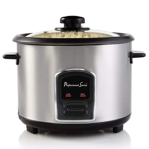 Cuisinart CRC-400P1 4 Cup Rice Cooker, Stainless Steel Exterior