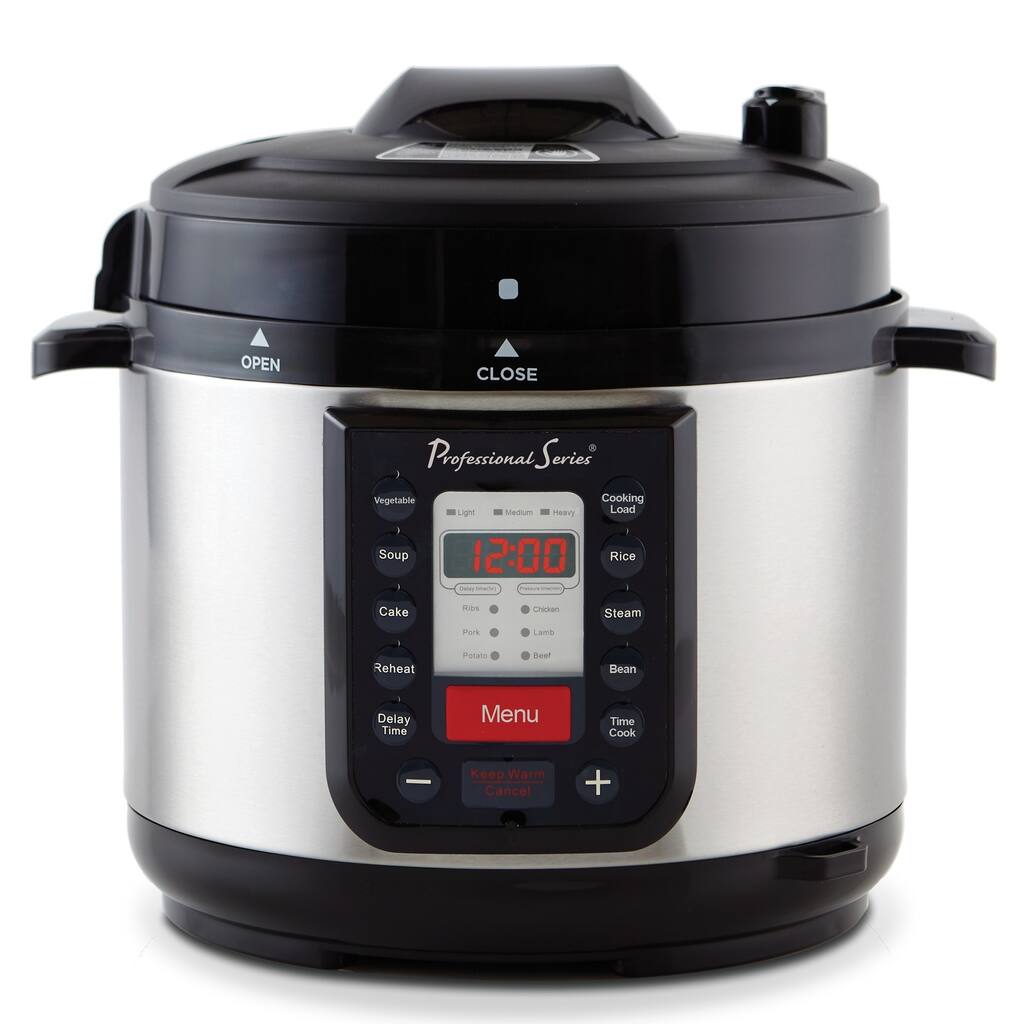 Professional Series 6 Quart Pressure Cooker Stainless Steel