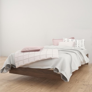 Nexera Alibi Platform Bed, Walnut - Bed Bath & Beyond - 22545835