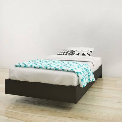 Nexera Corbo Platform Bed, Black