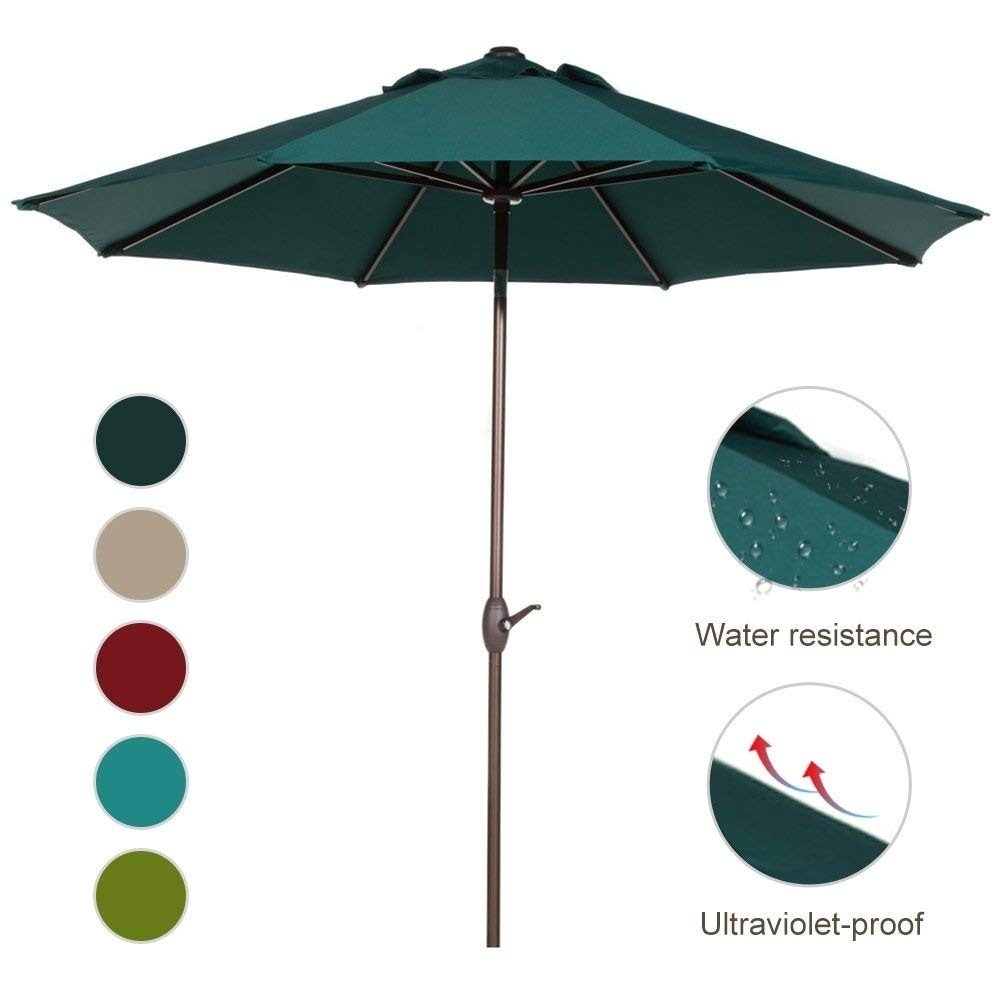 Shop Abba Patio Sunbrella Patio Umbrella 9 Ft Outdoor Market Table