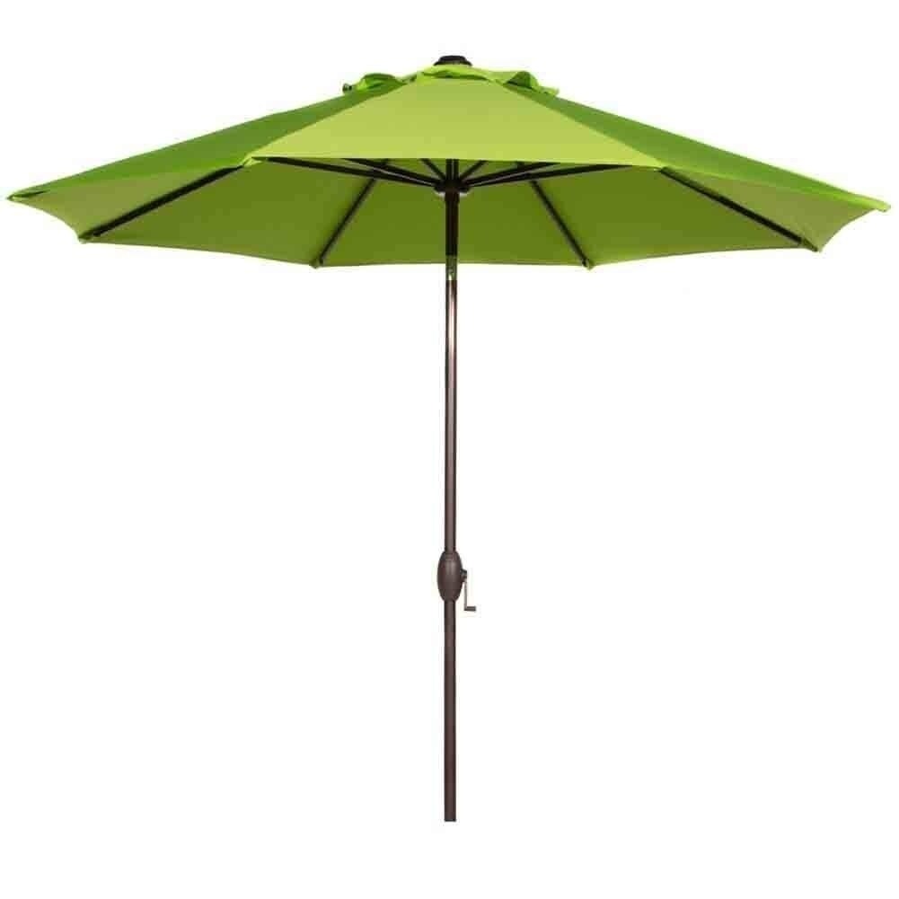 Shop Angoon 9 Foot Green Sunbrella Patio Market Umbrella By Havenside Home Overstock 22545988