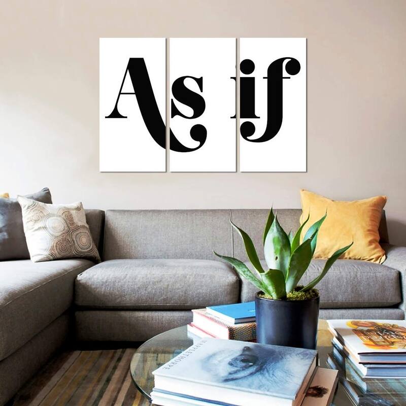 iCanvas "As If" by Honeymoon Hotel Canvas Print