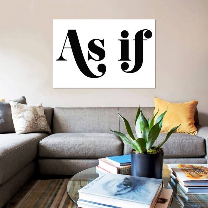 iCanvas "As If" by Honeymoon Hotel Canvas Print