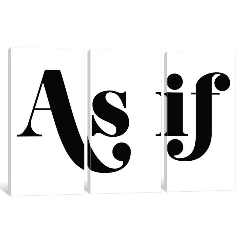 iCanvas "As If" by Honeymoon Hotel Canvas Print