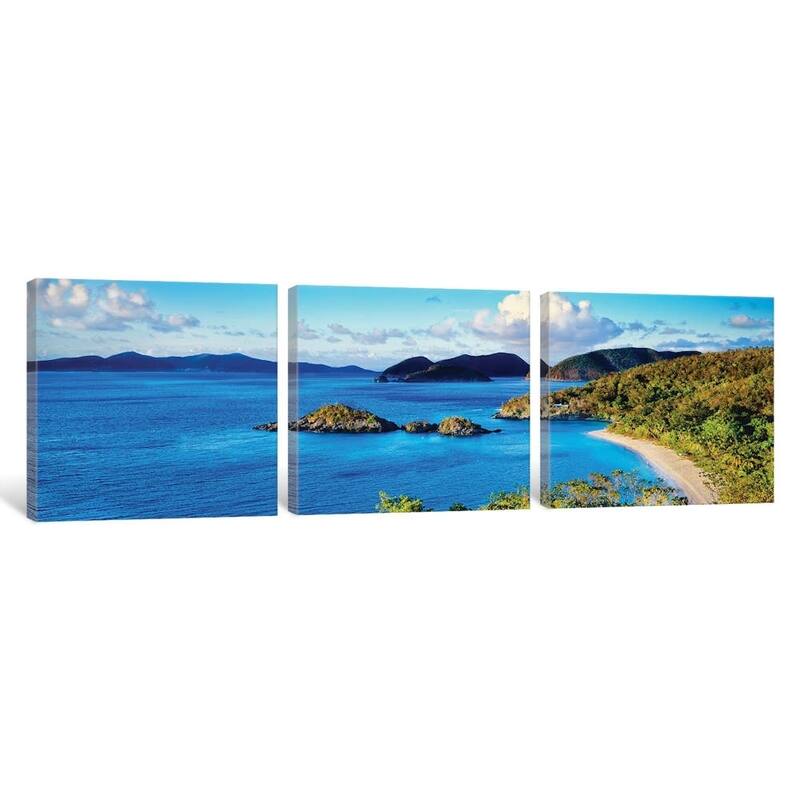 iCanvas "Islands In Trunk Bay" by Panoramic Images Canvas Print