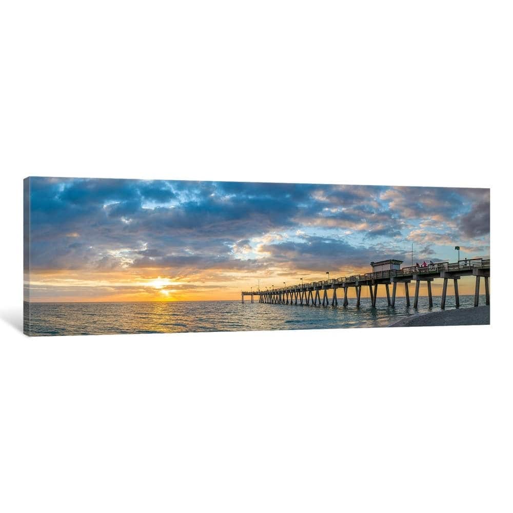 iCanvas "Venice Fishing Pier Sunset" by Panoramic Images Canvas Print